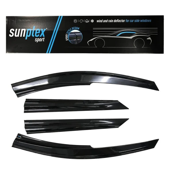 Sunplex Renault Megane 4 Sedan 2016 Sonrası Mugen Cam Rüzgarlığı ürün görseli 1