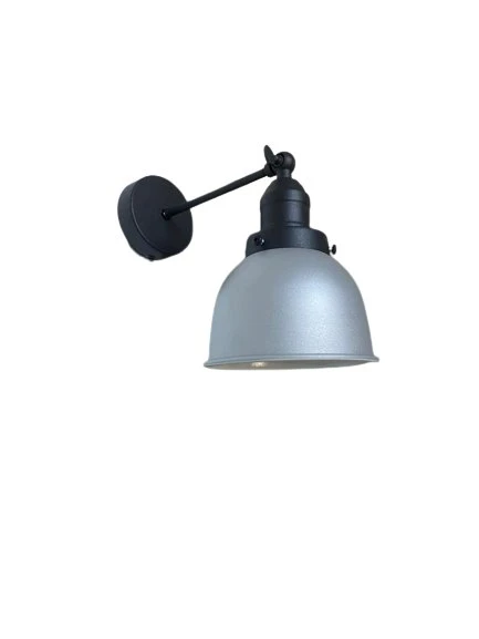 Dylight Retro Metal Dekoratif Rustik Gri Mafsallı Duvar Aplik ürün görseli 1