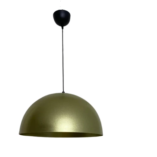 Dylight Retro Gold Metal Dekoratif Tekli Kafe Mutfak Aydınlatma Avize Çap:40cm ürün görseli 1