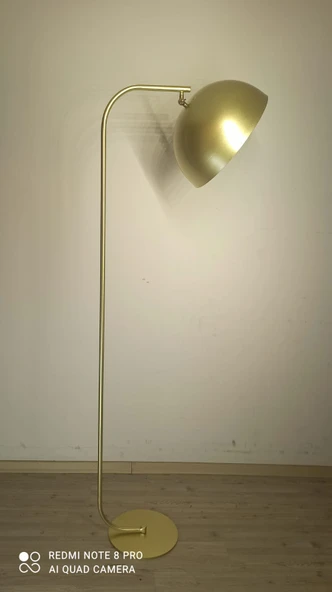 Dylight Retro Metal Dekoratif Rustik Mafsallı Gold Rustik Köşe Lambası Başlık Çap:40 cm ürün görseli 1