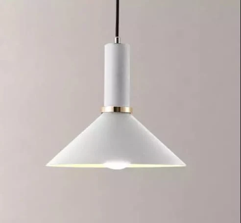 Dylight Retro Metal Beyaz Dekoratif Rustik Kafe Mutfak Sarkıt Avize çap 30 cm ürün görseli 1