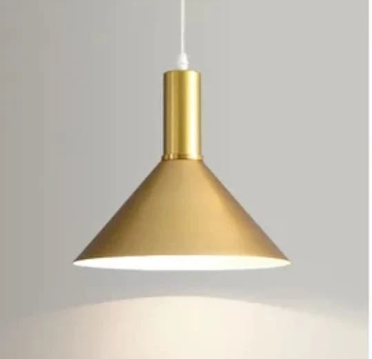 Dylight Retro Metal Gold Dekoratif Rustik Kafe Mutfak Sarkıt Avize çap 30 cm ürün görseli 1
