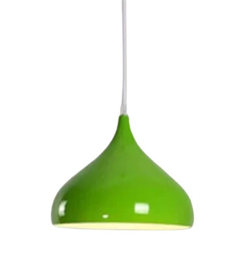 Dylight Retro Metal Dekoratif Yeşil Kafe Mutfak Aydınlatma Tekli Sarkıt Avize Çap:43 Cm ürün görseli 1