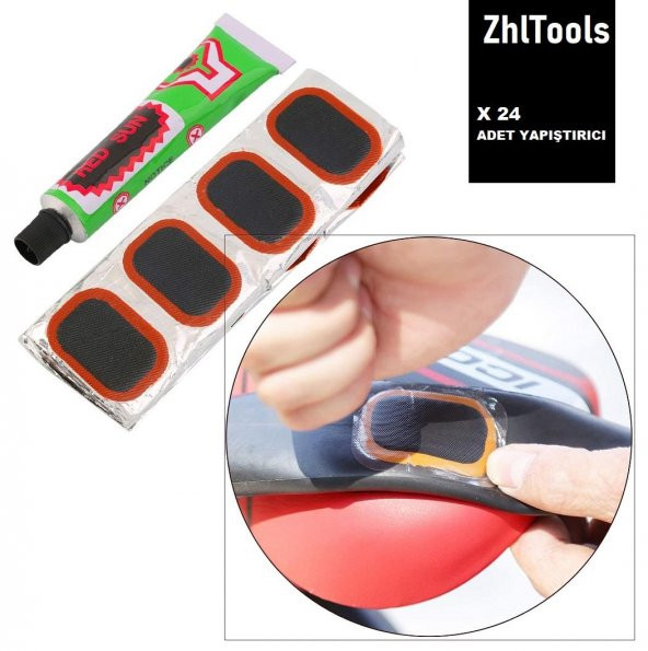 Zhltools Bisiklet Lastik Yaması 24 Adet ürün görseli 1