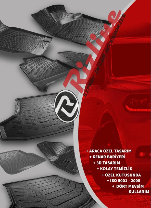 Ford Kuga 2008-2012 Rizline 3D Oto Paspas - Resim 5