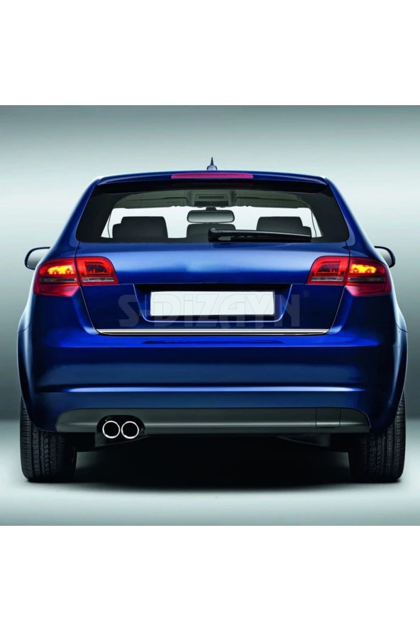 Audi A3 Krom Bagaj Alt Çıtası 2004-2012 (4 Kapı) ürün görseli 1