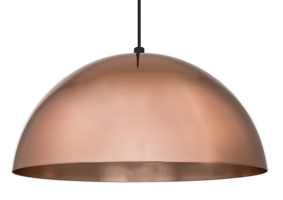 Dylight Retro Metal Dekoratif Rustik Bakır Tekli Sarkıt Avize Çap 40 Cm ürün görseli 1
