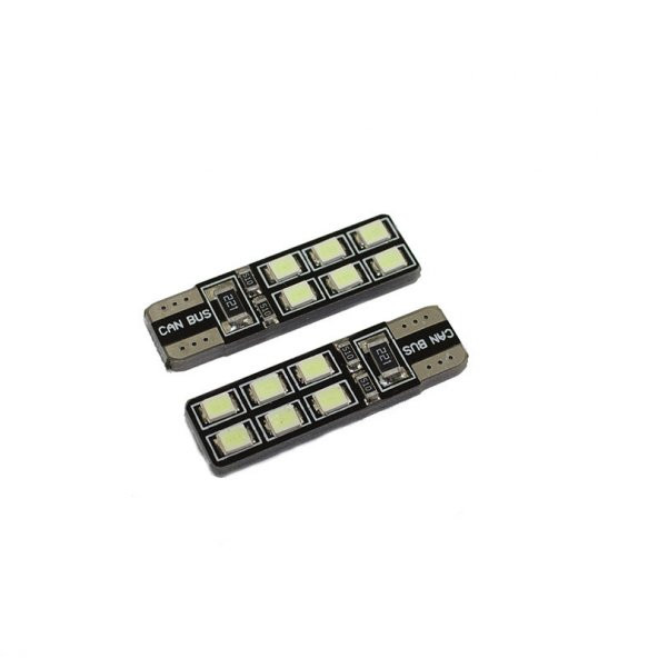Space T10 Led Ampul Canbus'lı Buz Mavi 2'li Set 12V / LAAM626-2 ürün görseli 1