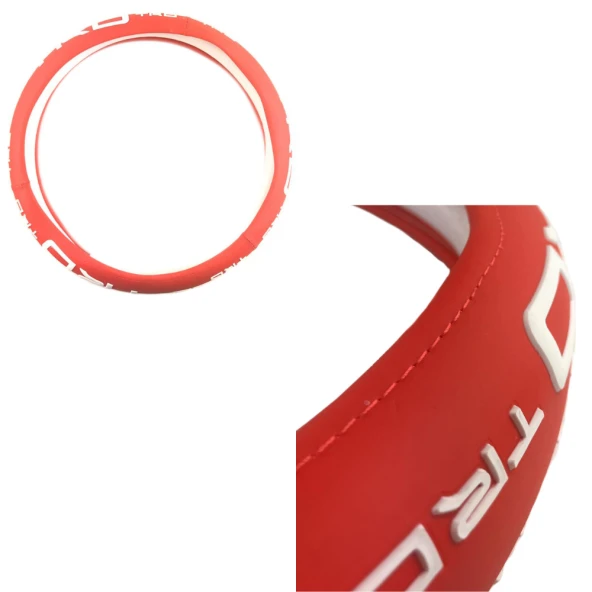 Space Direksiyon Kılıfı 38 cm Trd Kırmızı/Beyaz / DIKI363-KB ürün görseli 1