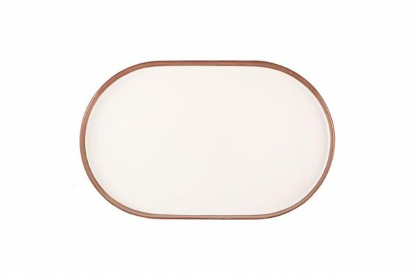 Porland Chopin Bakır Kayık Tabak 32 cm 04ALM007824 ürün görseli 1