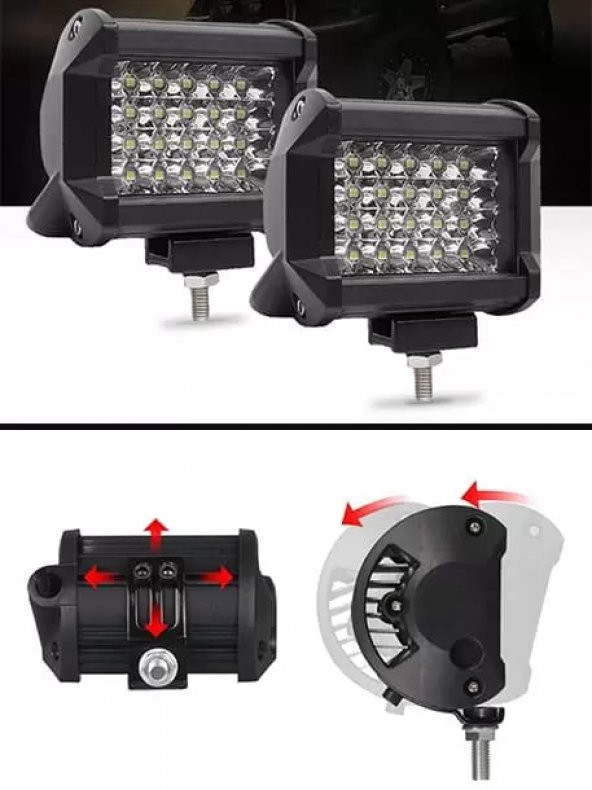 Sis lambası 24led 72w beyaz/ LASS283 - Resim 2