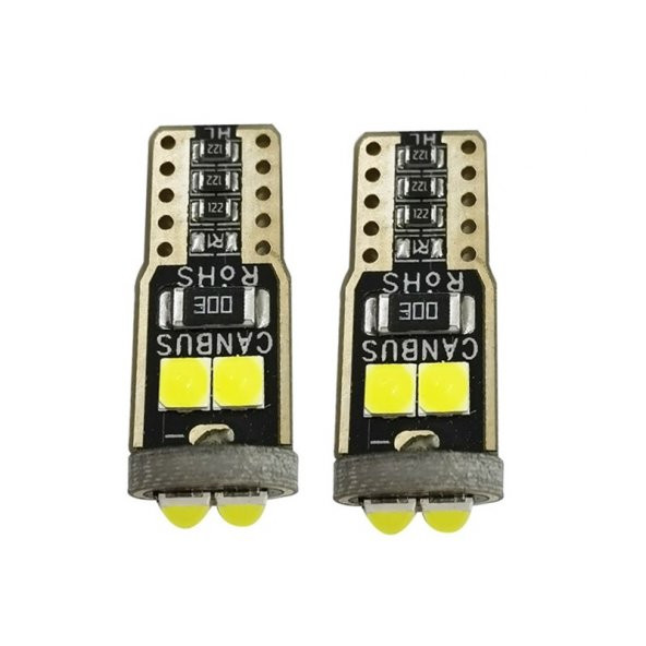 Dekoratif led ampul T10-6SMD 3030 CANBUS 12V çift beyaz / LAAM865 ürün görseli 1