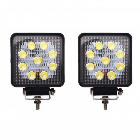 Kare çalışma ve sis lambası 9 led / LASS309 ürün görseli 1