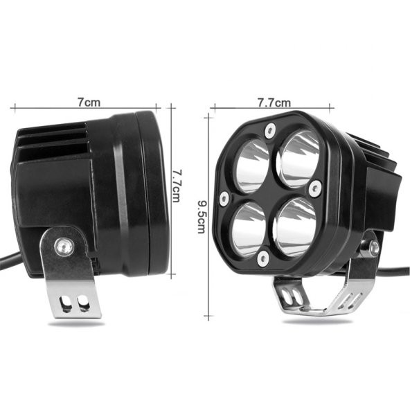 Sis lambası 4 led cree 20w beyaz / LASS284 - Resim 2