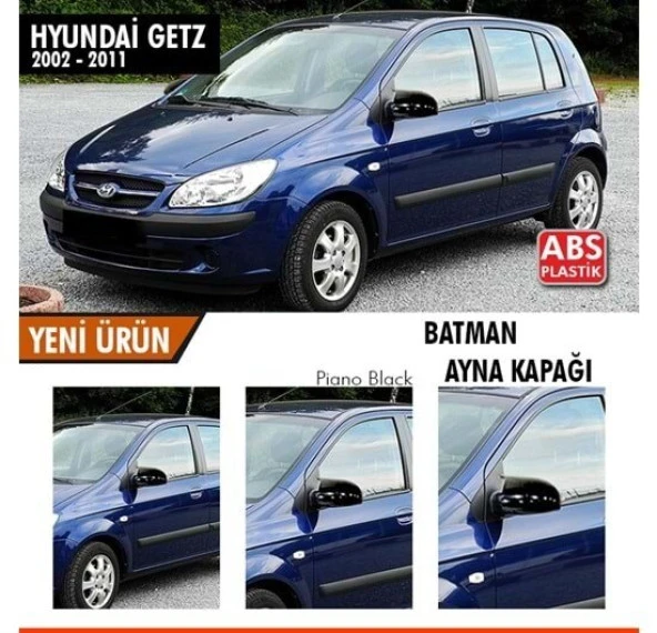 Hyundai Getz 2002-2011 Batman Yarasa Ayna Kapağı ürün görseli 1