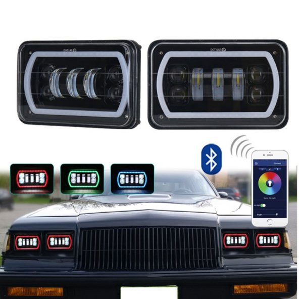 Kare sis lambası 5inç set 12-32v / LASS307 - Resim 2