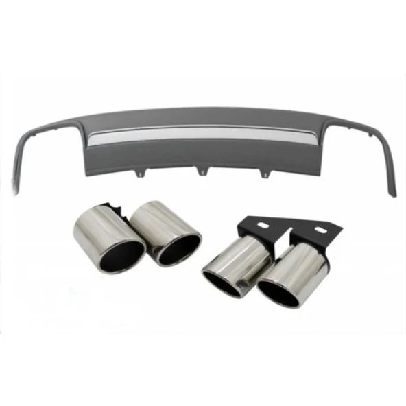 Çmk Audi A4 S4 2012-2015 Difüzör Ve Egzoz Seti ürün görseli 1
