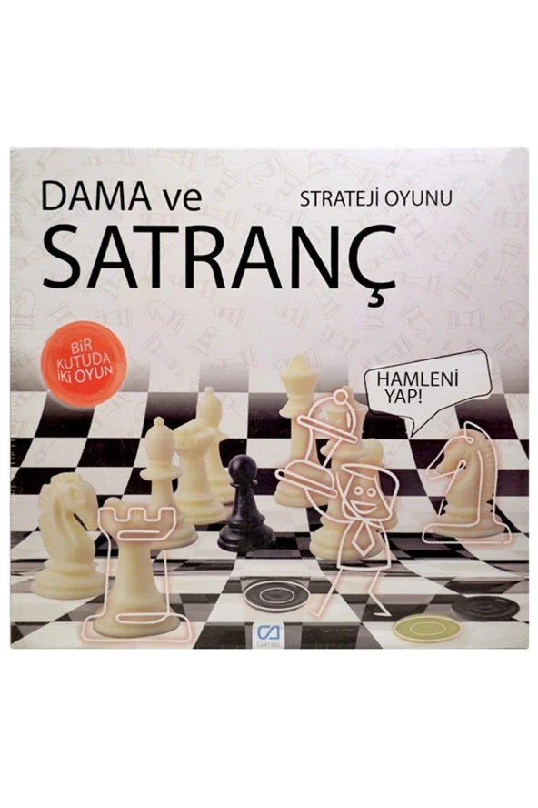 Ca Games Dama ve Satranç Plastik Kutulu ürün görseli 1