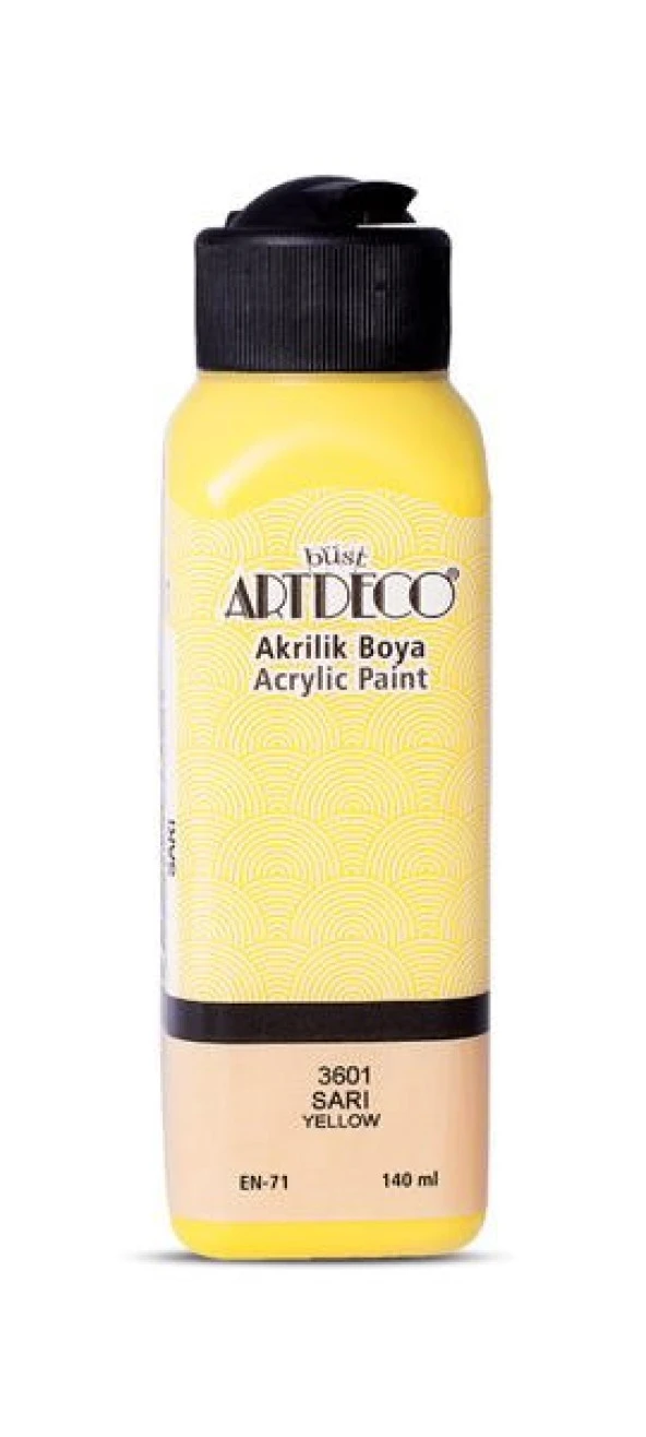 Artdeco Akrilik Boya 140 ml. 3601 SARI ürün görseli 1