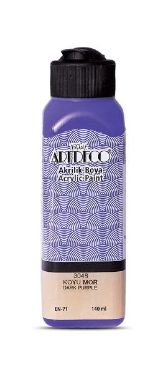 Artdeco Akrilik Boya 140 ml. 3048 KOYU MOR ürün görseli 1