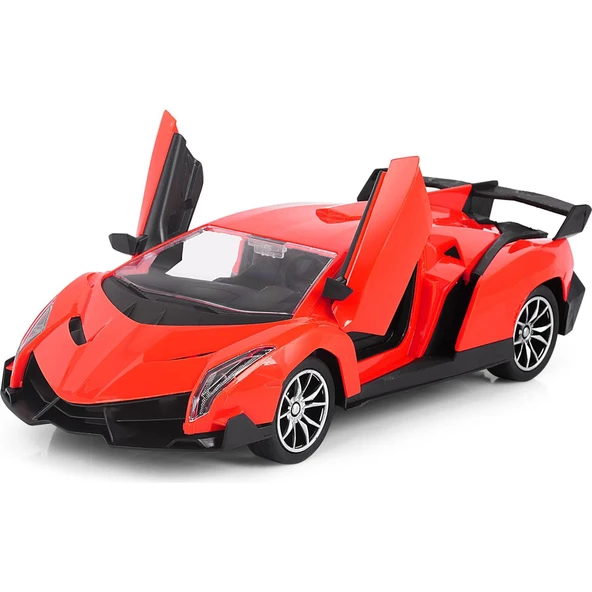 Galtoys Şarjlı Uzaktan Kumandalı Araba Lambo Car Kırmızı 1:16 Kapıları Açılan Lamborghini ürün görseli 1