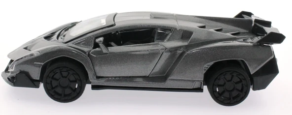 Çek Bırak Gri  Metal Spor Araba Sl6607B ürün görseli 1