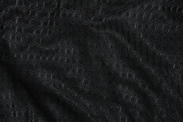 KARDELEN MODEL SİYAH RENK TEK KANAT Pileli Fon Perde 75*260 cm ürün görseli 1