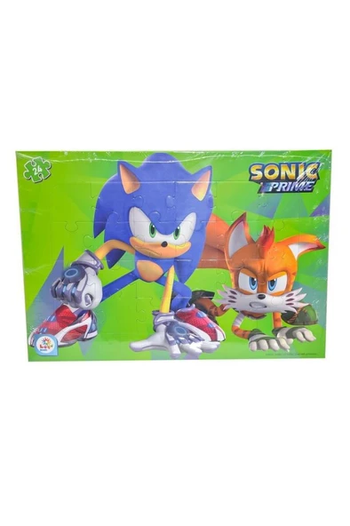 Laço Kids Sonic 24 Parça Frame Puzzle 1 SO7866 Sonic Çizgi Film Puzzle ürün görseli 1