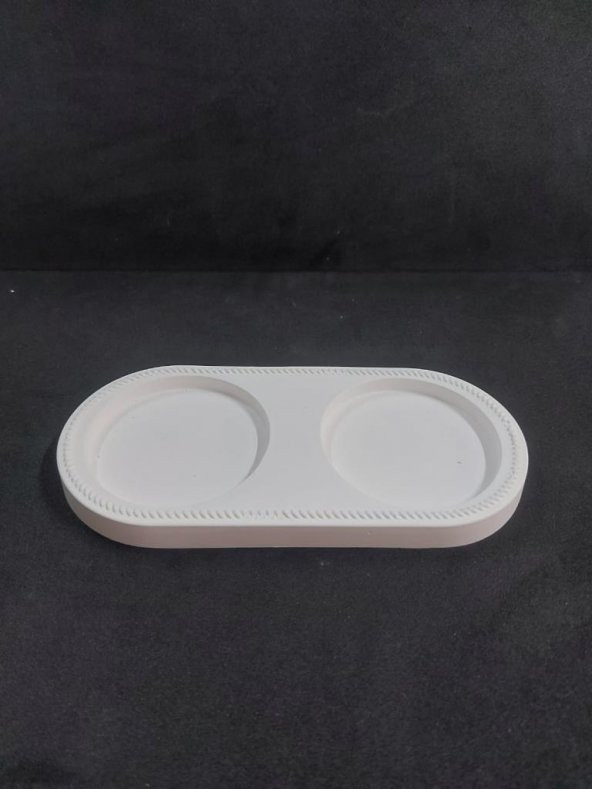 İkili Oval Tabak 19x9cm ürün görseli 1