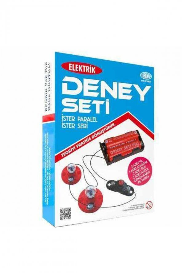 Kumtoys Elektrik Deney Seti Ahşap Zeminli Seri Paralel Devre Ödev Seti ürün görseli 1