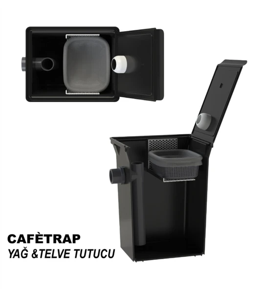 CAFETRAP YAĞ  TELVE TUTUCU Grease Port - Resim 3
