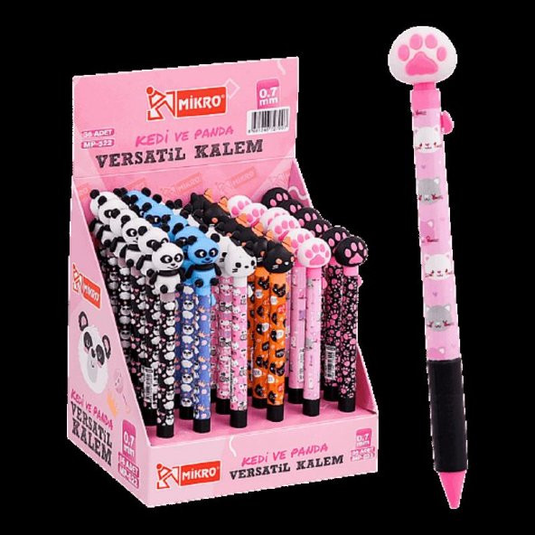 MIKRO VERSATIL 07 KEDI/PANDA BASLIKLI (MP-522) ürün görseli 1