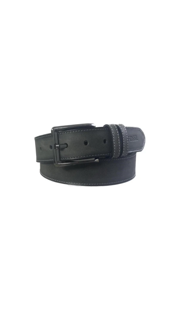 Fossil Gri Hakiki Deri Spor Erkek Kemeri 4cm-120 ürün görseli 1
