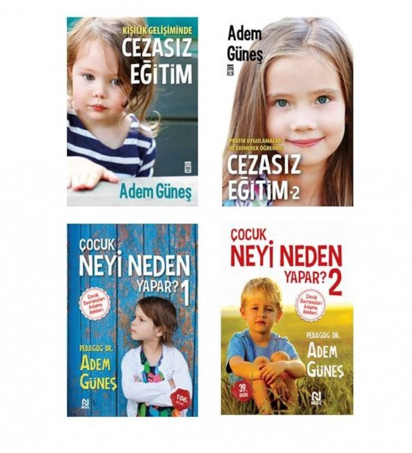 Pedagog Adem Güneş Cezasız Eğitim - Çocuk Neyi Neden Yapar Seti ürün görseli 1