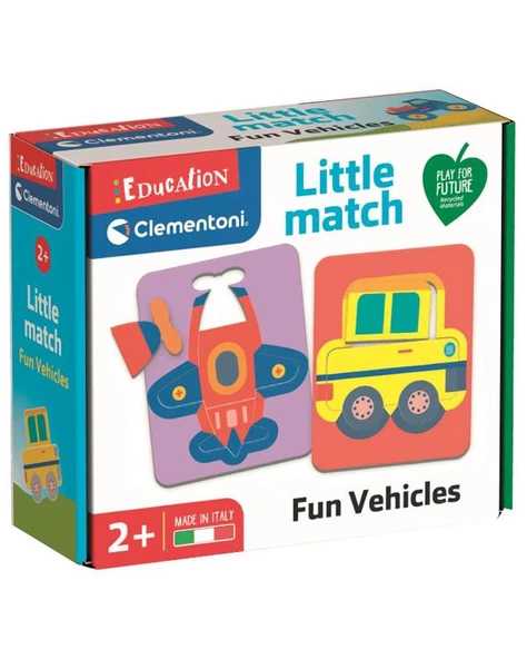 Clementoni Little Match Eğlenceli Araçlar 16718 ürün görseli 1