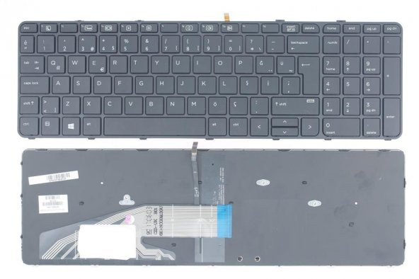 PK131C32A18,NSK-CZ0BC, 9Z.NCGBC.00T Notebook Klavyesi TR, Işıklı ürün görseli 1