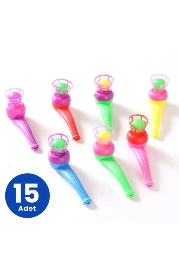 Top Üfleme Oyunu Saksafon Oyuncak 15adet ürün görseli 1