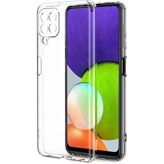 Samsung Galaxy A22 2.0 MM Korumalı Şeffaf Silikon Kılıf ürün görseli 1
