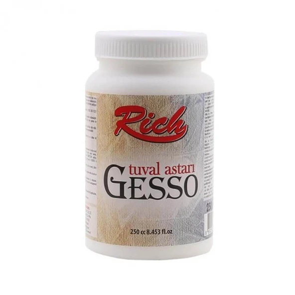 Rich Gesso 250cc Tuval Astarı Beyaz / 1450 ürün görseli 1
