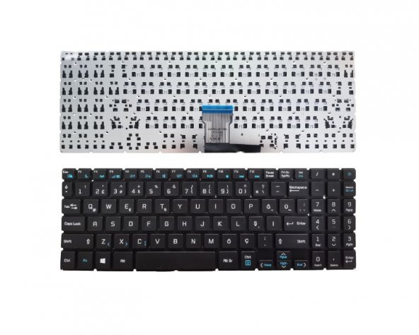 Casper Nirvana S500.1021-4150T-G Notebook Klavyesi Siyah TR ürün görseli 1