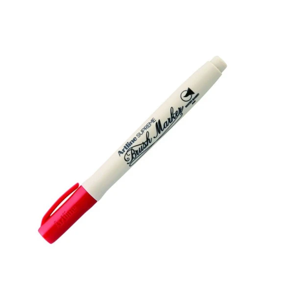 Artline Supreme Brush Marker Esnek Fırça Uçlu Kalem Kırmızı ürün görseli 1