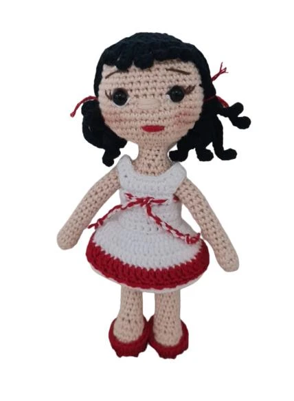 Minyatür Ada Bebek Amigurumi Organik Oyuncak ürün görseli 1