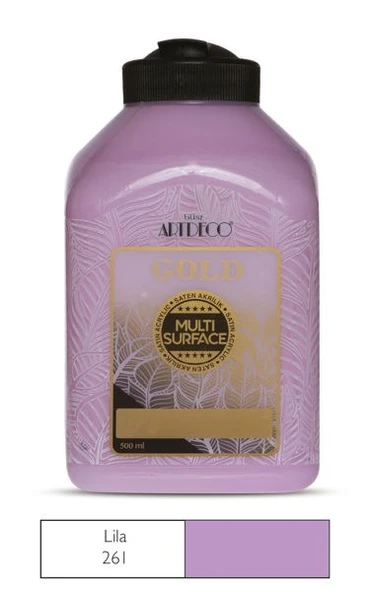Artdeco Gold Multi Surface Akrilik Boya 500 ml. 261 LİLA ürün görseli 1