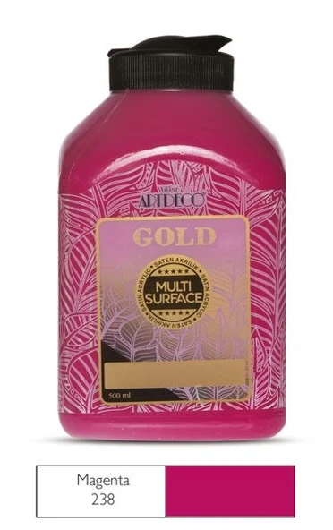 Artdeco Gold Multi Surface Akrilik Boya 500 ml. 238 MAGENTA ürün görseli 1