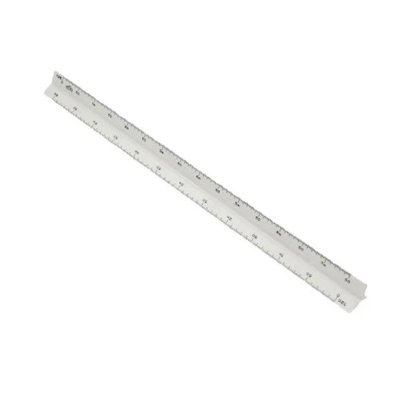Hatas Mikyas Cetveli 6 Ölçekli 30 cm ürün görseli 1