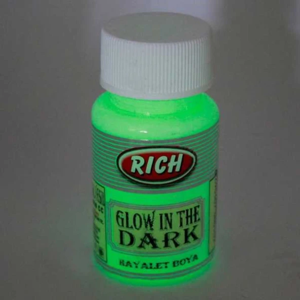 Rich Karanlıkta Parlayan (Glow In The Dark) Hayalet Boya NATURAL YEŞİL ürün görseli 1