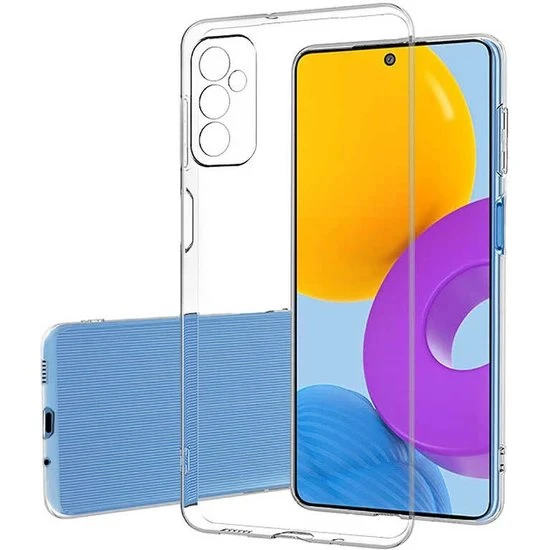 Samsung Galaxy M23 2.0 MM Korumalı Şeffaf Silikon Kılıf ürün görseli 1