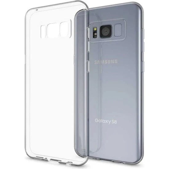 Samsung Galaxy S8 Plus 2.0 MM Korumalı Şeffaf Silikon Kılıf ürün görseli 1