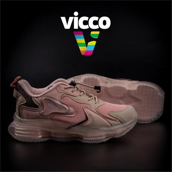 Vicco Pembe Mask Rahat Unisex Çocuk Sneaker - Resim 6
