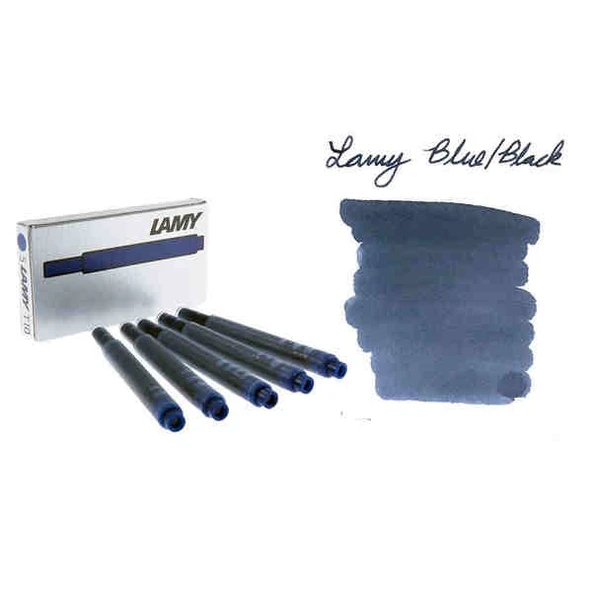LAMY T10 Mürekkep Kartuşu 5li Kutu MAVİ-SİYAH ürün görseli 1